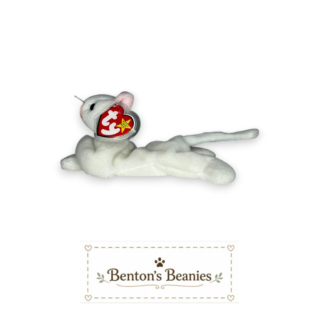 Flip the Cat TY Beanie Baby | Mint Heart & Tush Tag