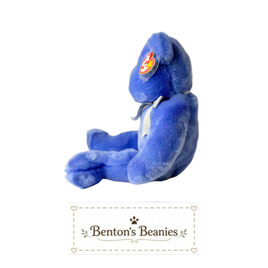 Clubby II Bear TY Beanie Buddies | Mint Heart & Tush Tags