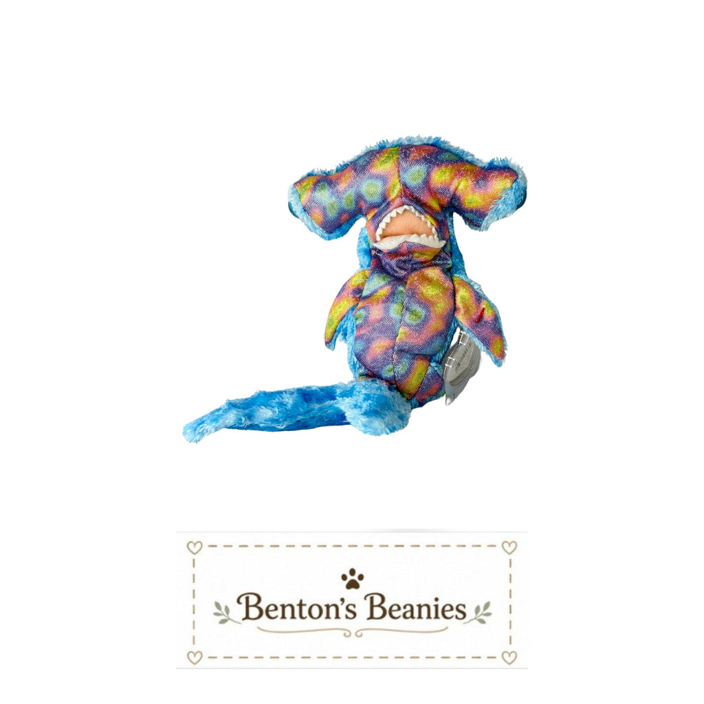 Sledge the Hammerhead TY Beanie Baby | Mint Heart & Tush Tag