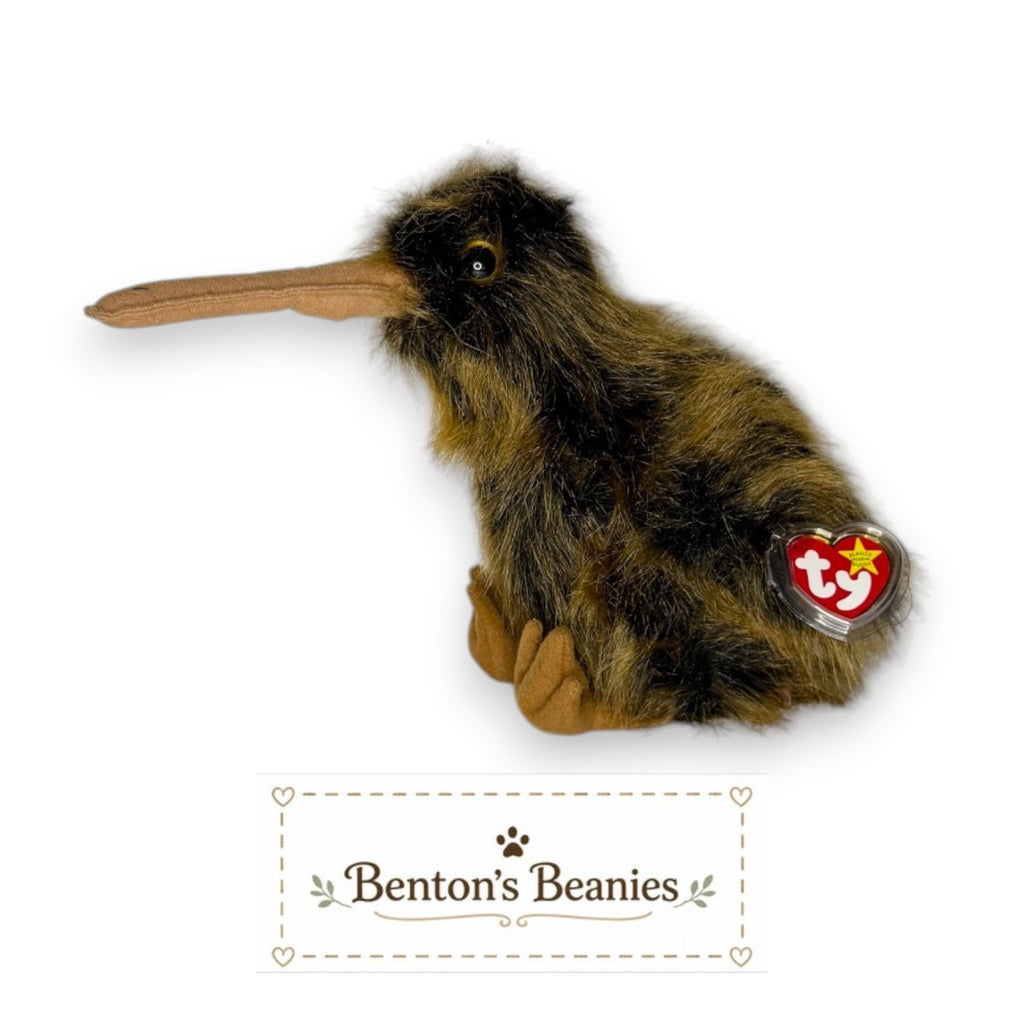Beak the Kiwi Bird TY Beanie Buddy | Mint Tags