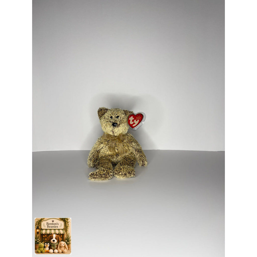 Harry the Bear TY Beanie Baby | Mint Heart & Tush Tag