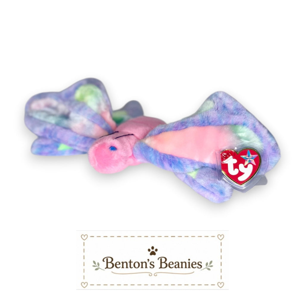 Flitter the Butterfly TY Beanie Buddies | Mint Tags
