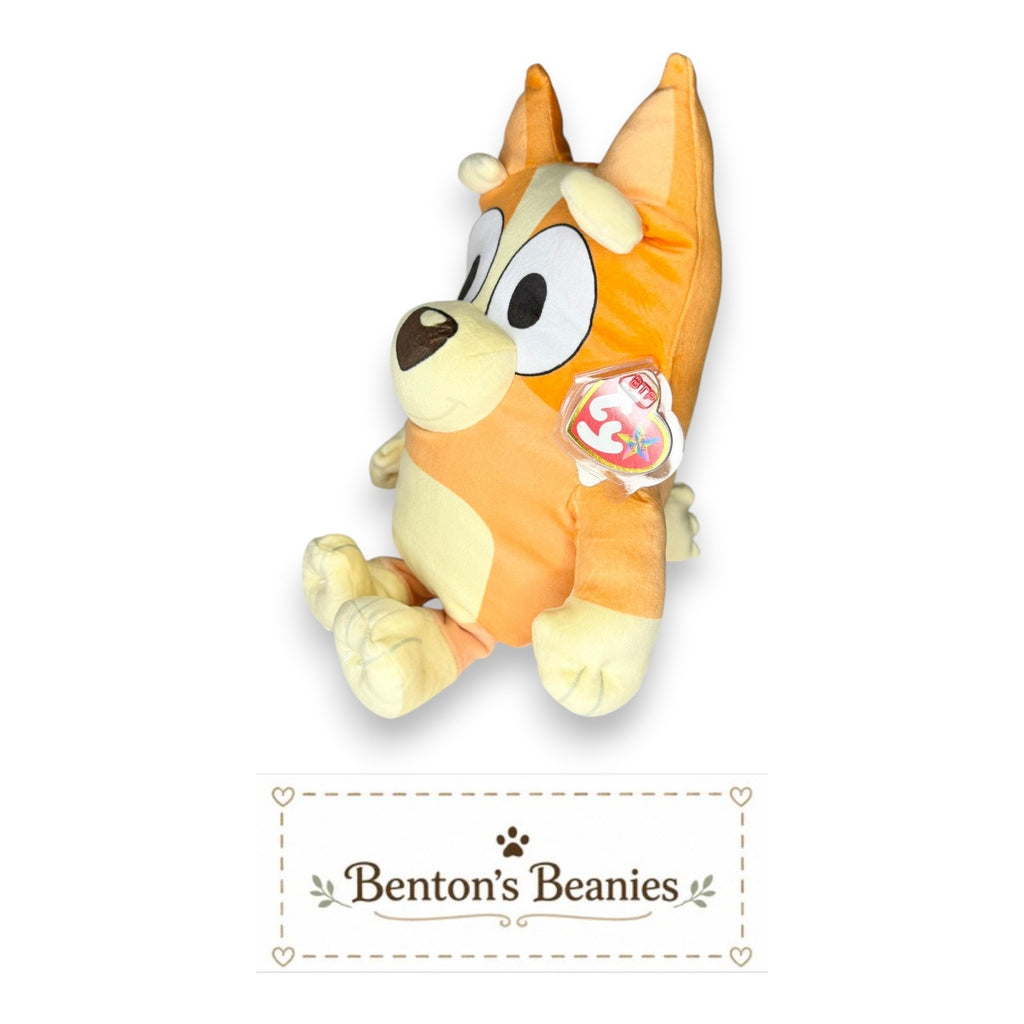 Bingo Official TY Beanie Buddies | Mint Heart & Tush Tags