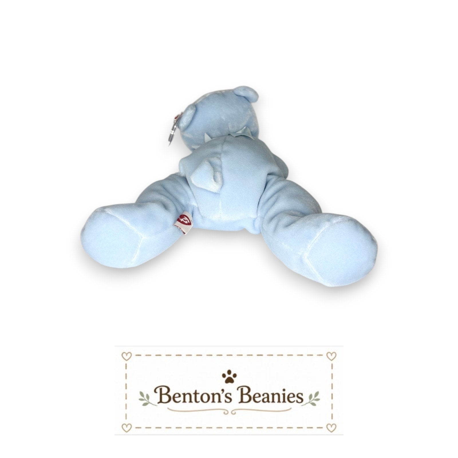 Huggy the Bear TY Pillow Pal | Mint Heart & Tush Tags