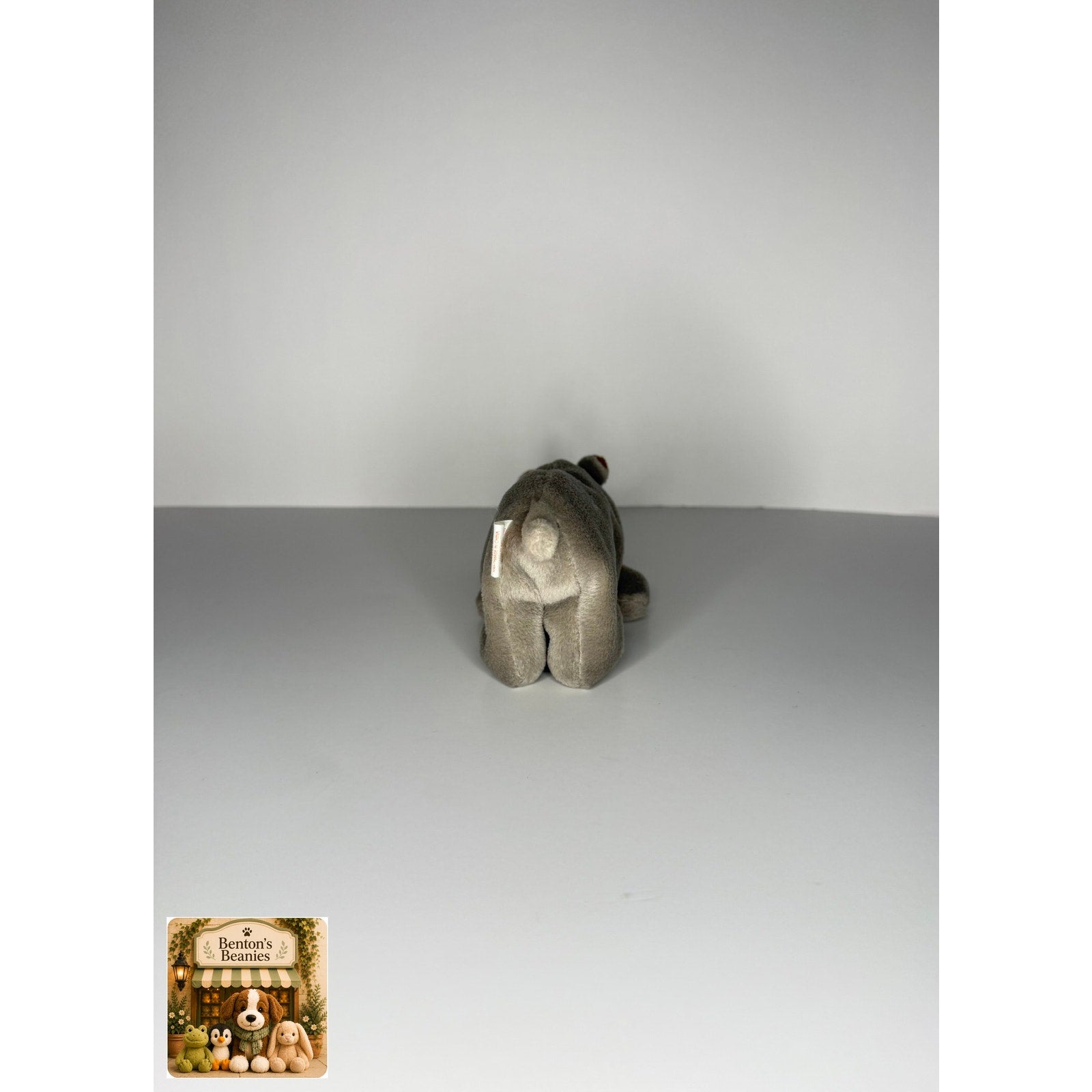 Spike the Rhinoceros TY Beanie Baby | Mint Heart & Tush Tag