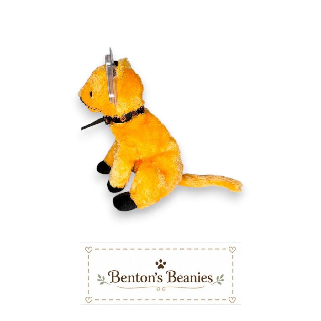 Scared-e the Cat TY Beanie Baby | Mint Heart Tag