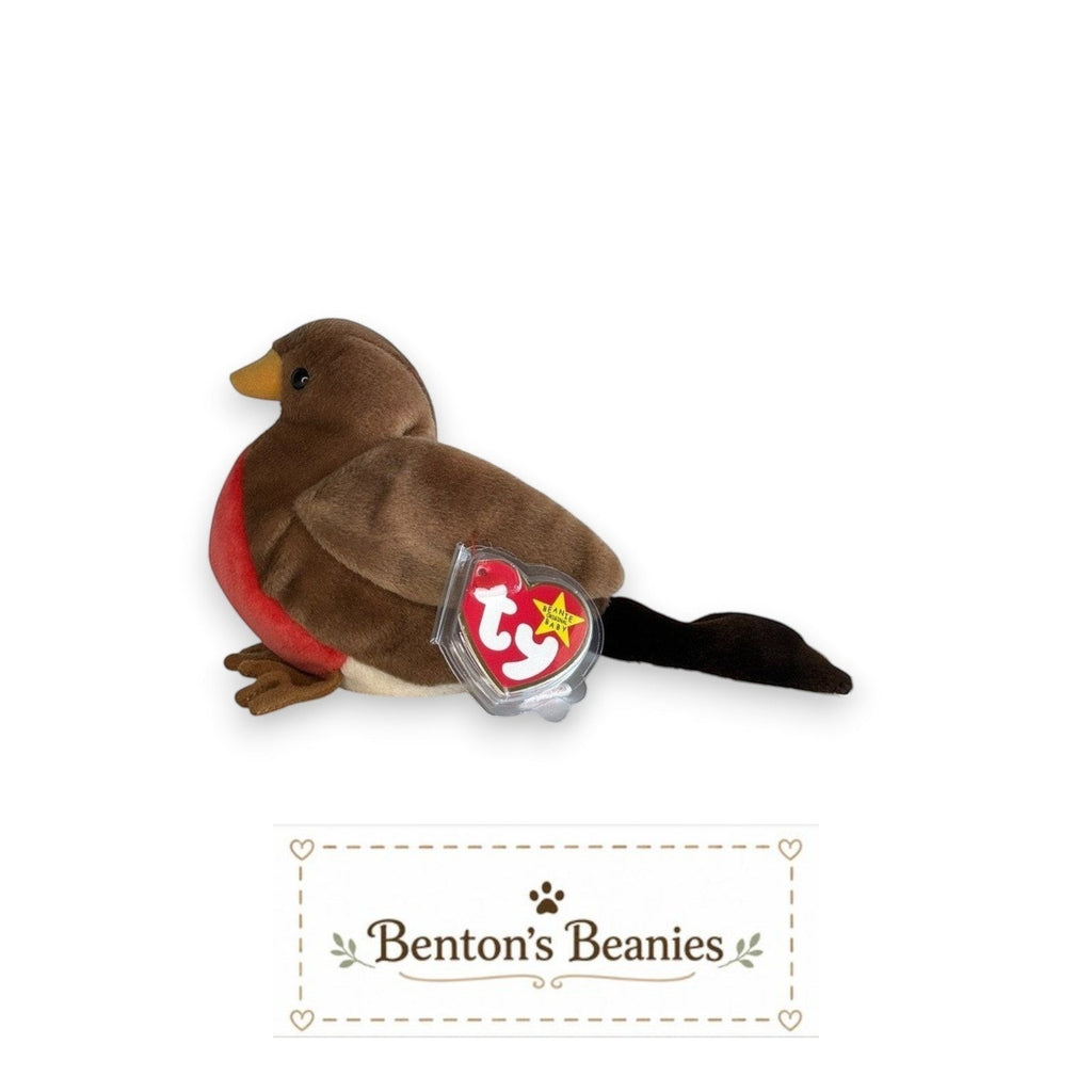 Early the Robin TY Beanie Baby | Mint Heart & Tush Tag