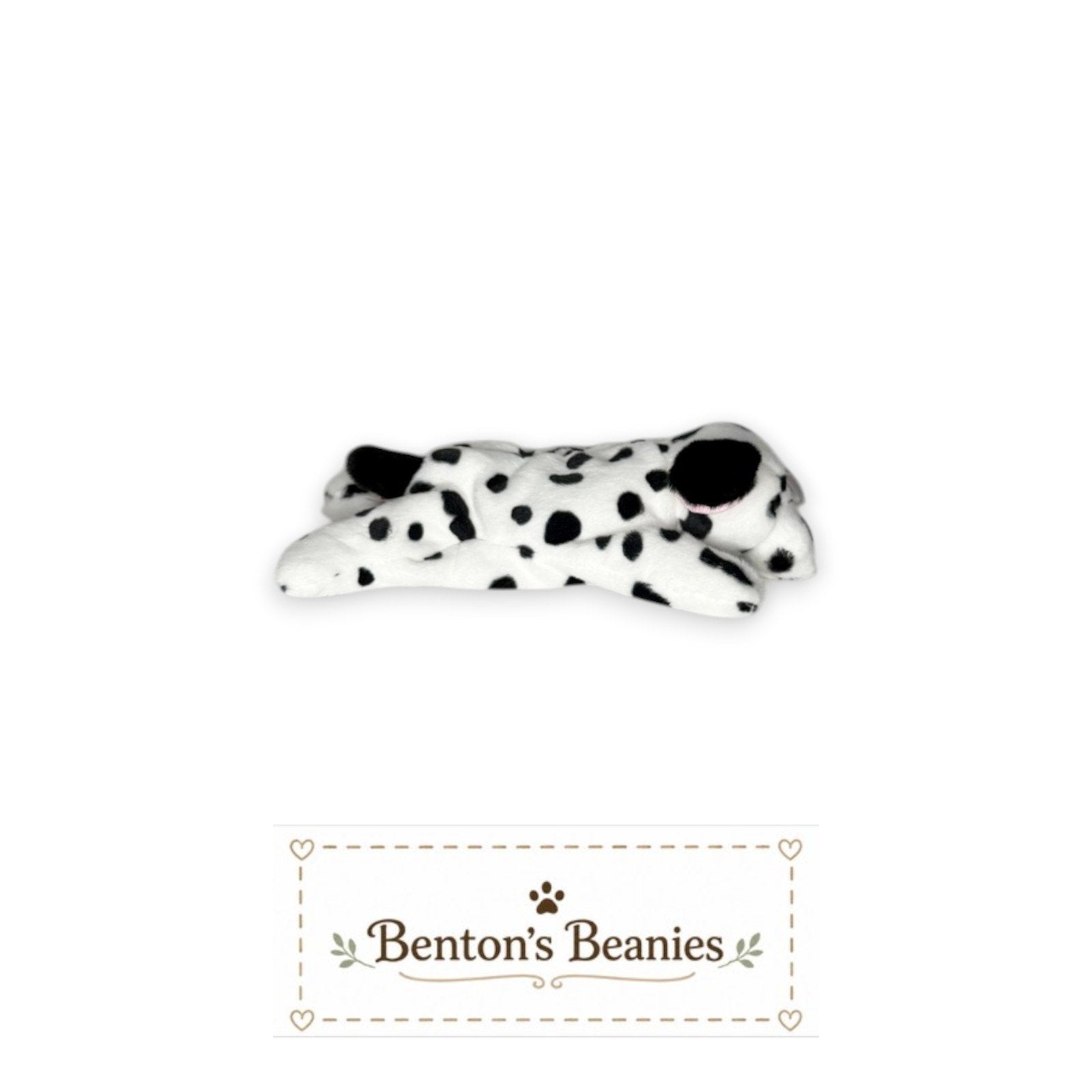 Dotty II the Dalmatian TY Beanie Baby | Mint Heart/ Tush Tag