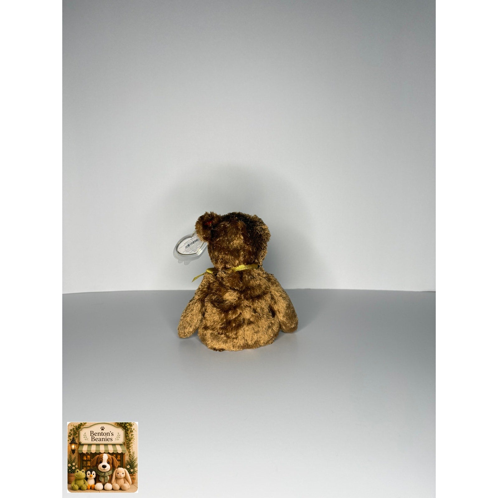 Champion the Bear TY Beanie Baby | Mint Heart & Tush Tag