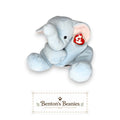Squirt the Elephant TY Pillow Pal | Mint Heart & Tush Tag