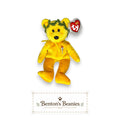 Victory the Bear TY Beanie Baby | Mint Heart & Tush Tag