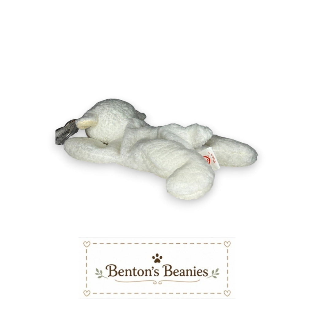 Fleece the Lamb TY Beanie Baby | Mint Heart & Tush Tag