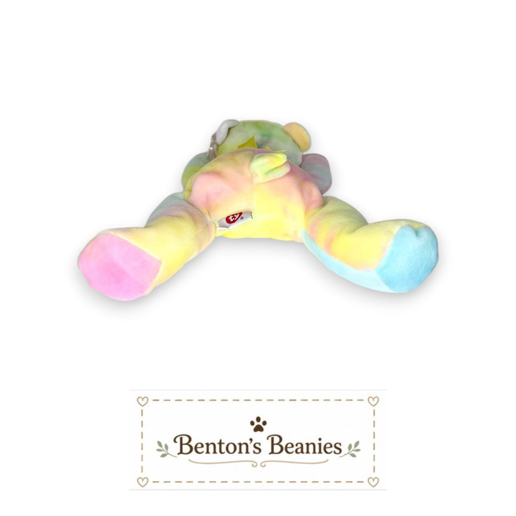 Sherbet the Rainbow Bear TY Pillow Pal | Mint Tags