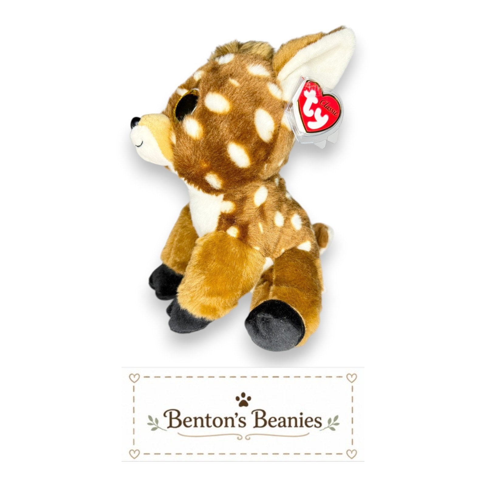 Buckley the Deer TY Classic (Buddy) | Mint Heart & Tush Tags
