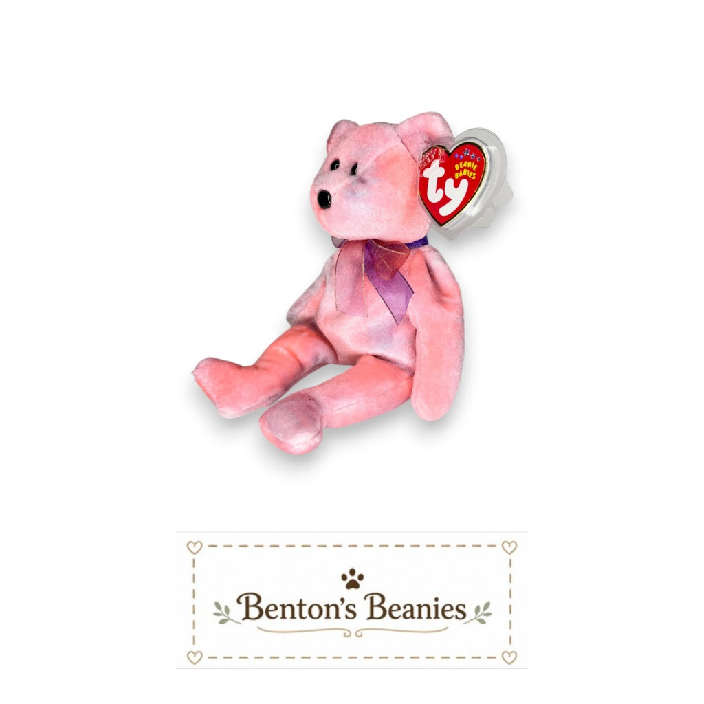 Clubby 5th Anniversary TY Beanie Baby | Mint Heart/Tush Tag