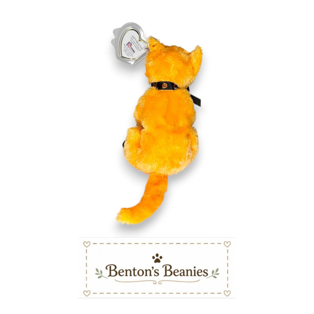 Scared-e the Cat TY Beanie Baby | Mint Heart Tag