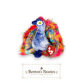 Flashy the Peacock TY Beanie Baby | Mint Heart & Tush Tag