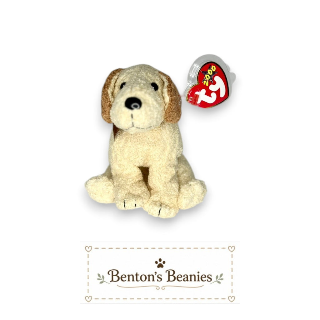 Rufus the Dog TY Beanie Baby | Mint Heart & Tush Tag