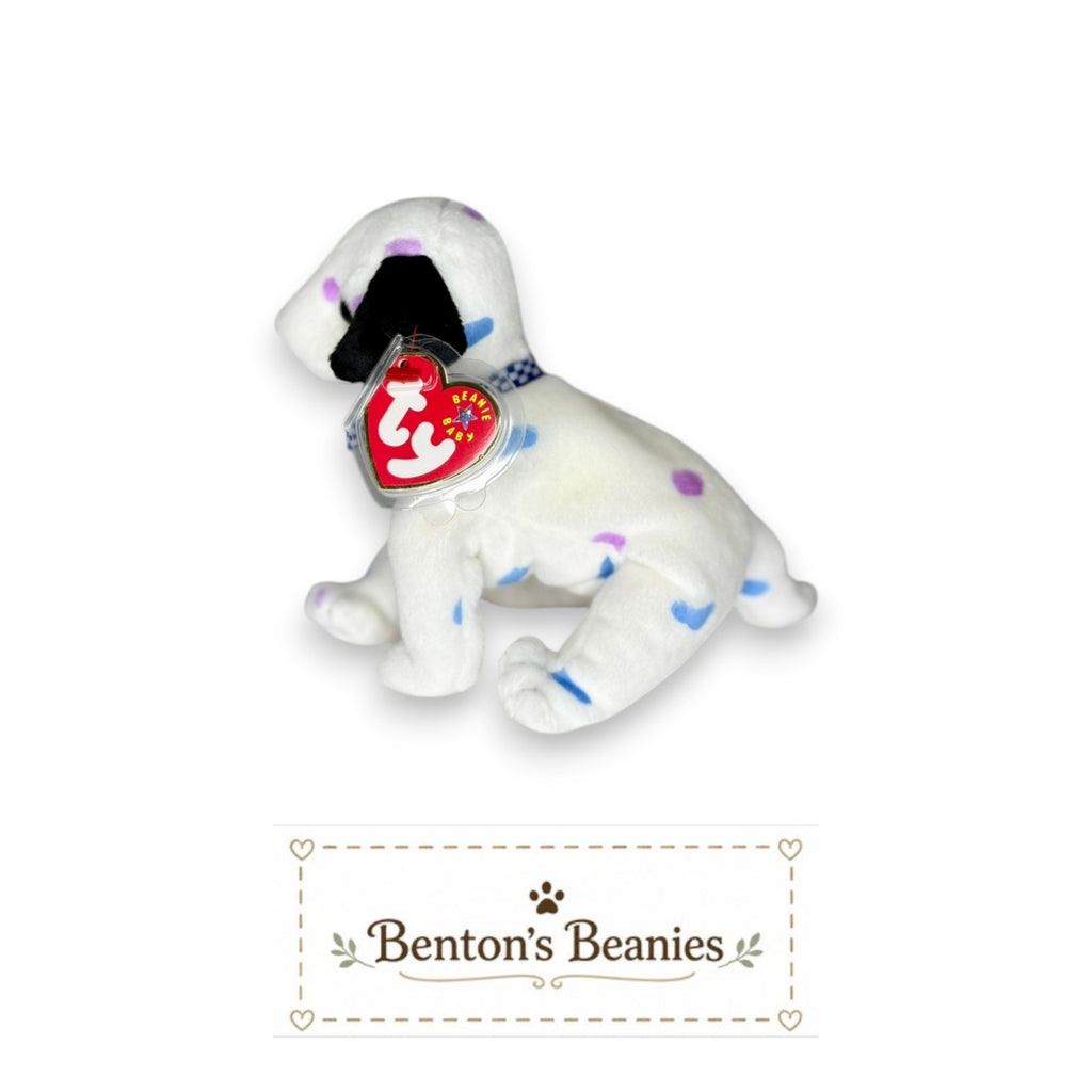 Dizzy the Dog (Pastel Spots) TY Beanie Buddies | Mint Tags