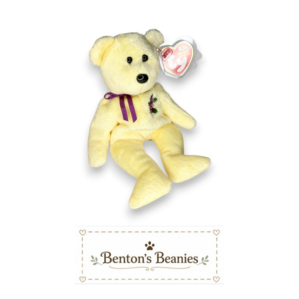 Mother the Bear TY Beanie Baby | Mint Heart & Tush Tag