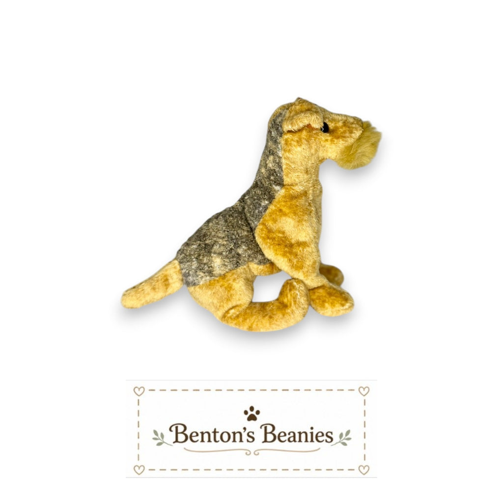 Whiskers the Dog TY Beanie Baby | Mint Heart & Tush Tag