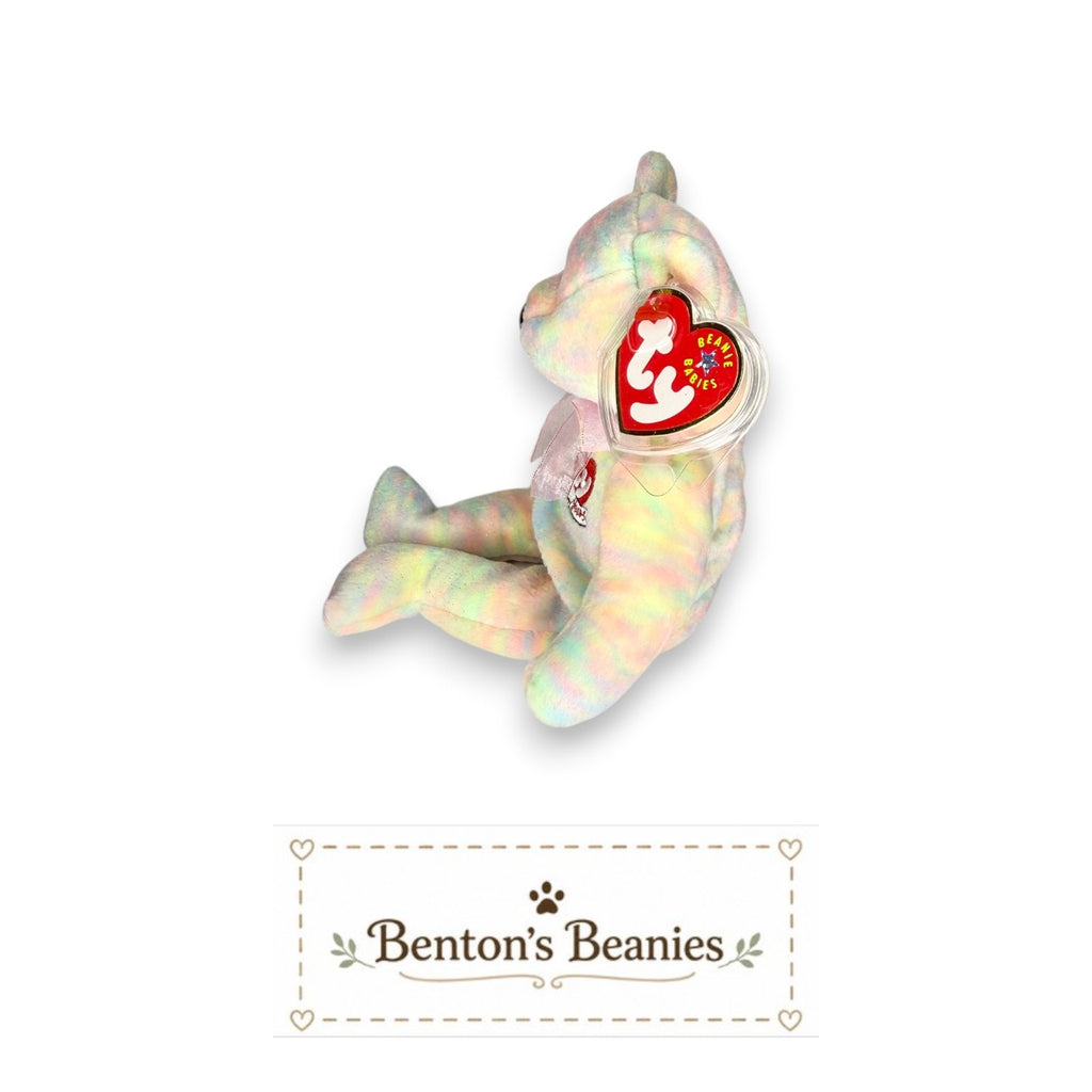 Celebrate the Bear TY Beanie Baby | Mint Heart & Tush Tag