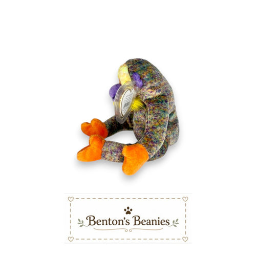 Bananas the Orangutan TY Beanie Baby | Mint Heart & Tush Tag
