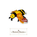 Buzzie the Bee TY Beanie Baby | Mint Heart & Tush Tag