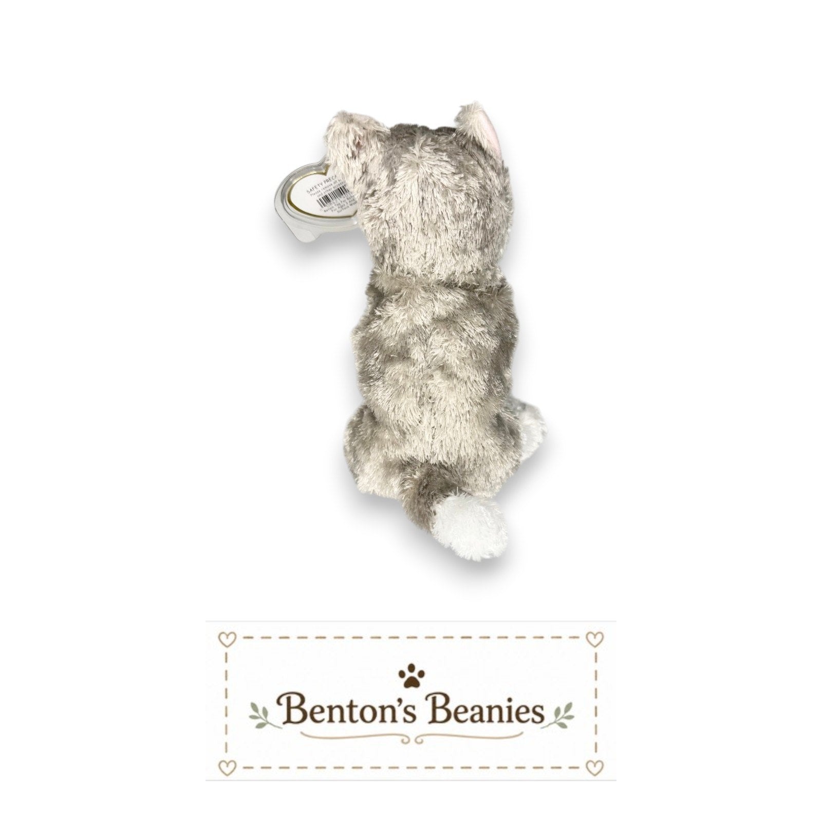 Juneau the Husky TY Beanie Baby | Mint Heart & Tush Tag