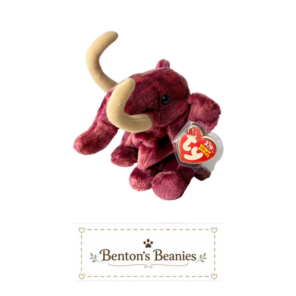 Colosso the Mammoth TY Beanie Baby | Mint Heart Tags