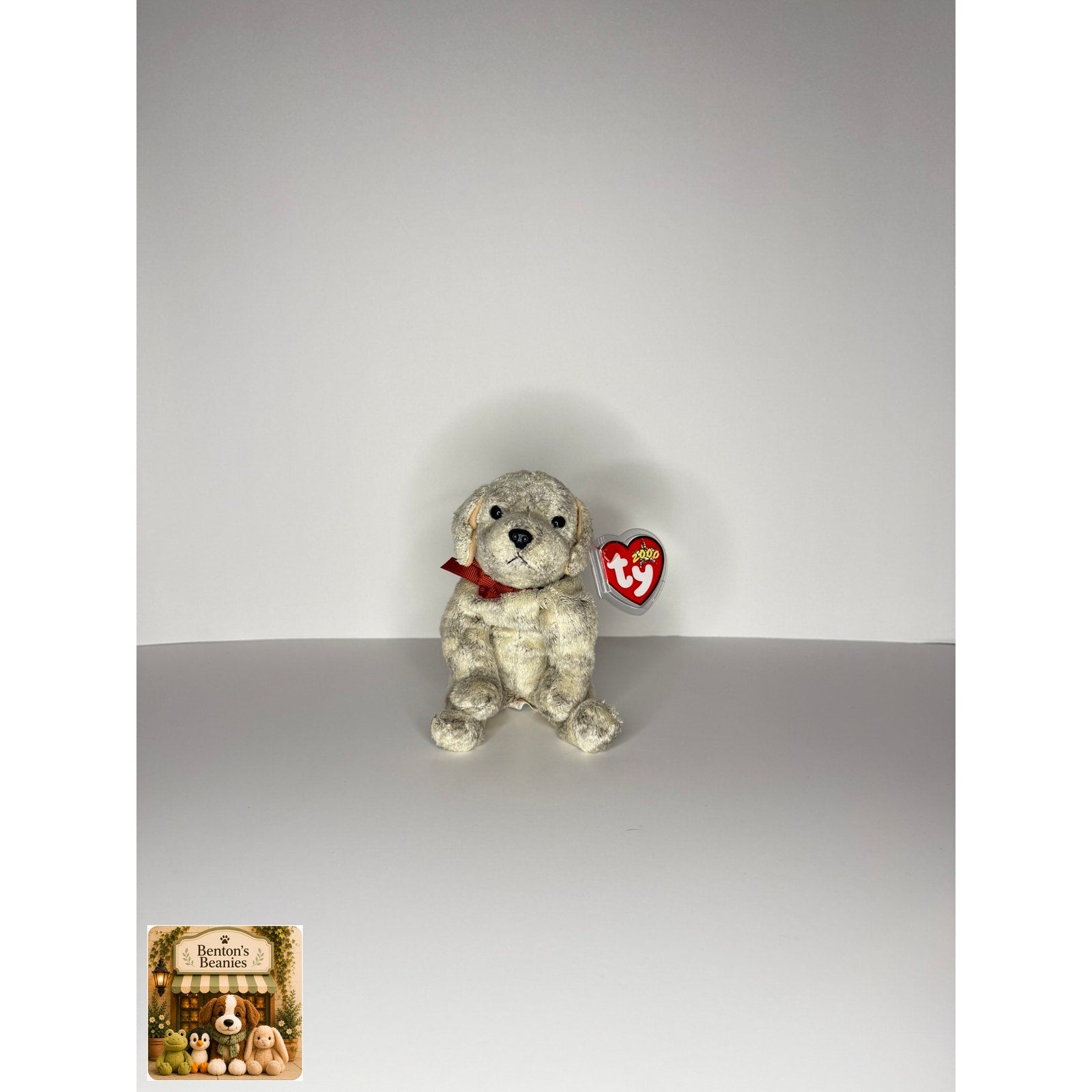 Tricks the Dog TY Beanie Baby | Mint Heart & Tush Tag