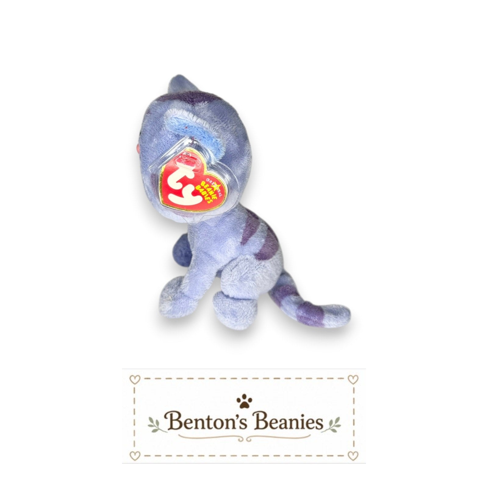 Periwinkle | Blue's Clues TY Beanie Baby | Mint Heart Tag