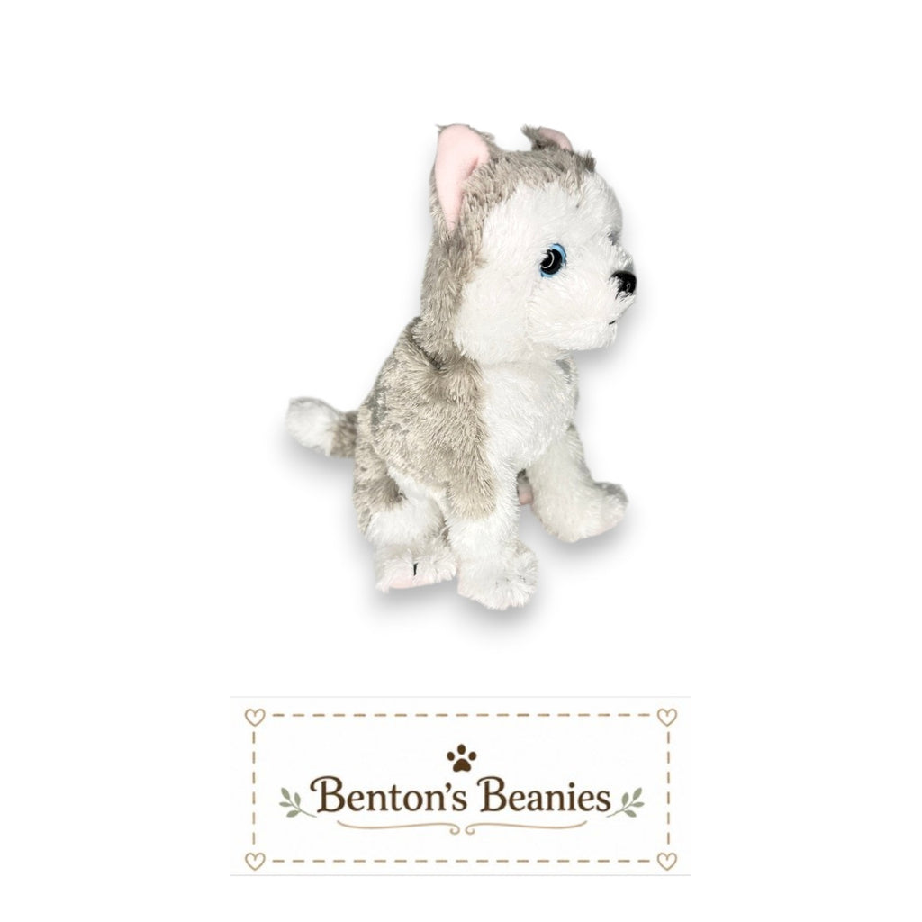 Juneau the Husky TY Beanie Baby | Mint Heart & Tush Tag