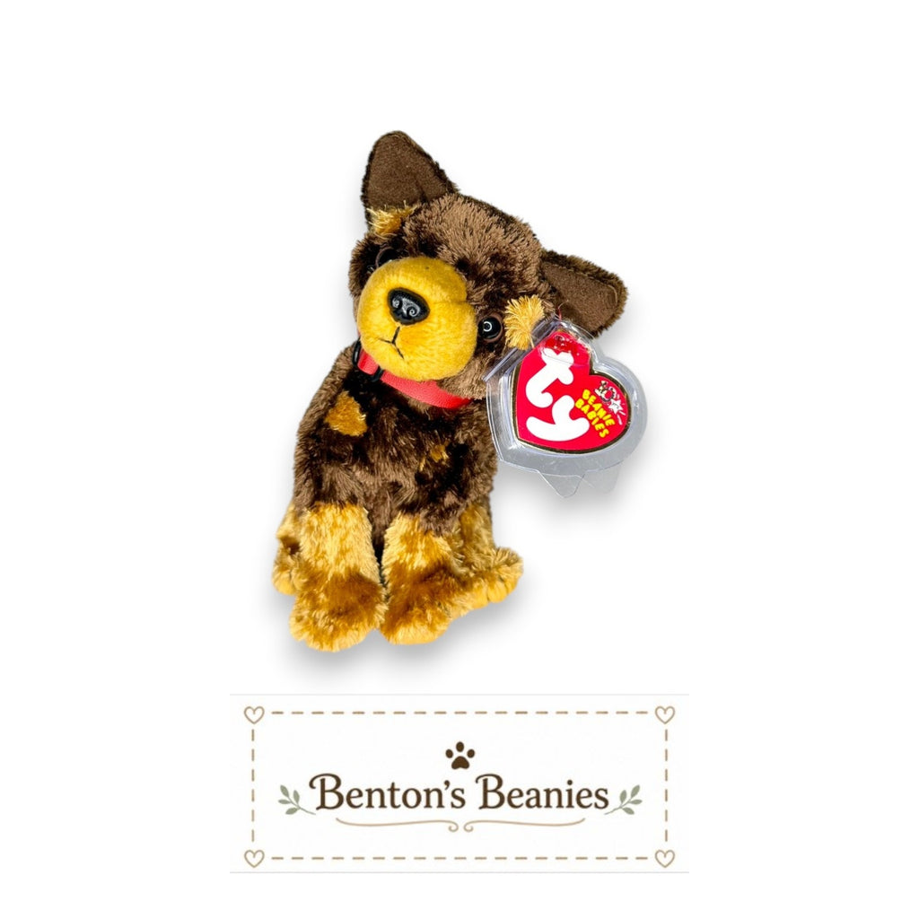 Amigo the Dog TY Beanie Baby | Mint Heart & Tush Tag