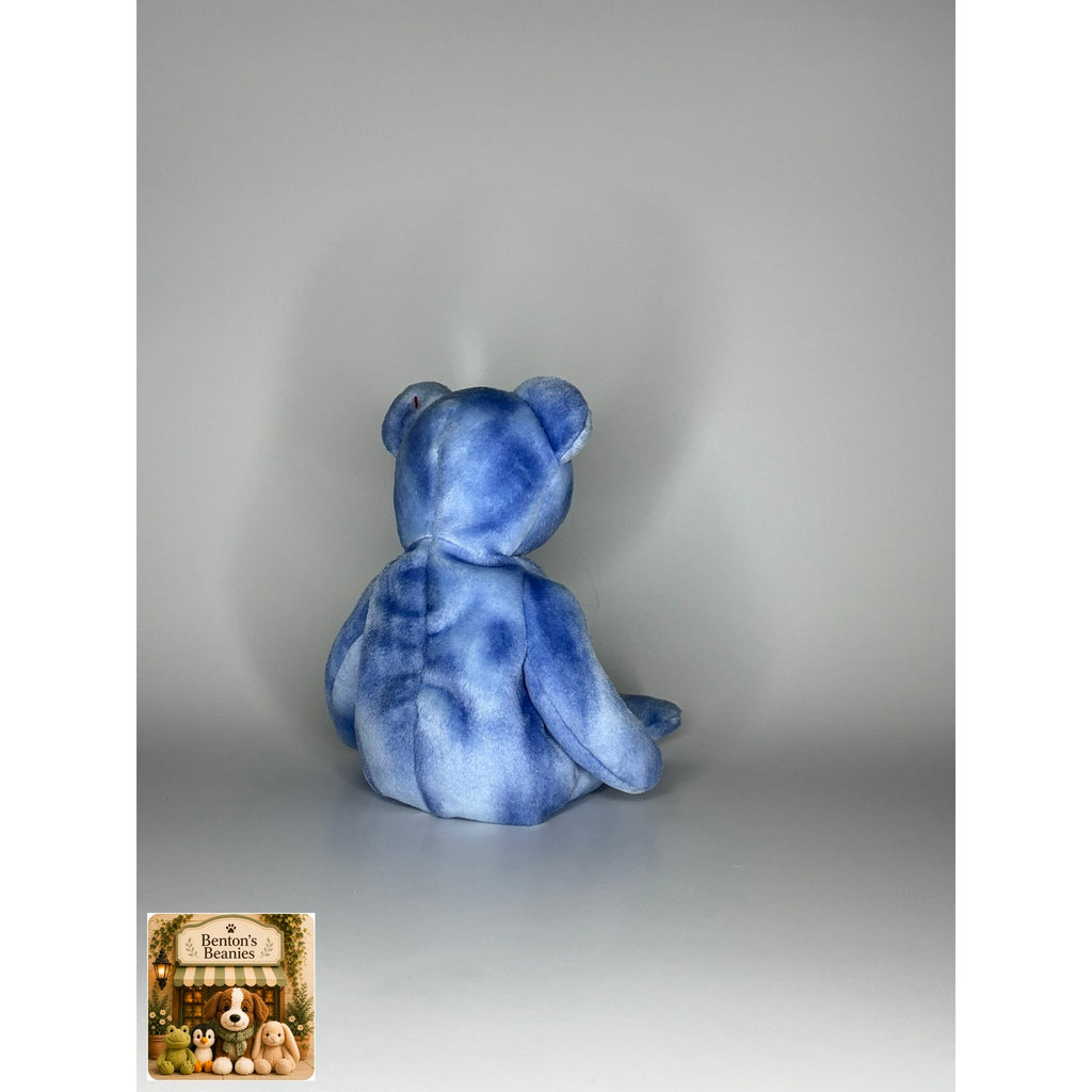 Peace Symbol the Bear TY Beanie Baby | Mint Heart/Tush Tag