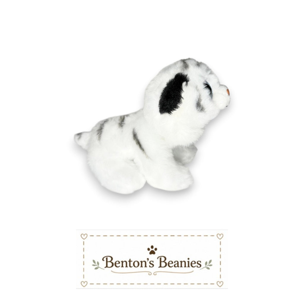 Tundra the White Tiger TY Beanie Baby | Mint Heart Tush Tag