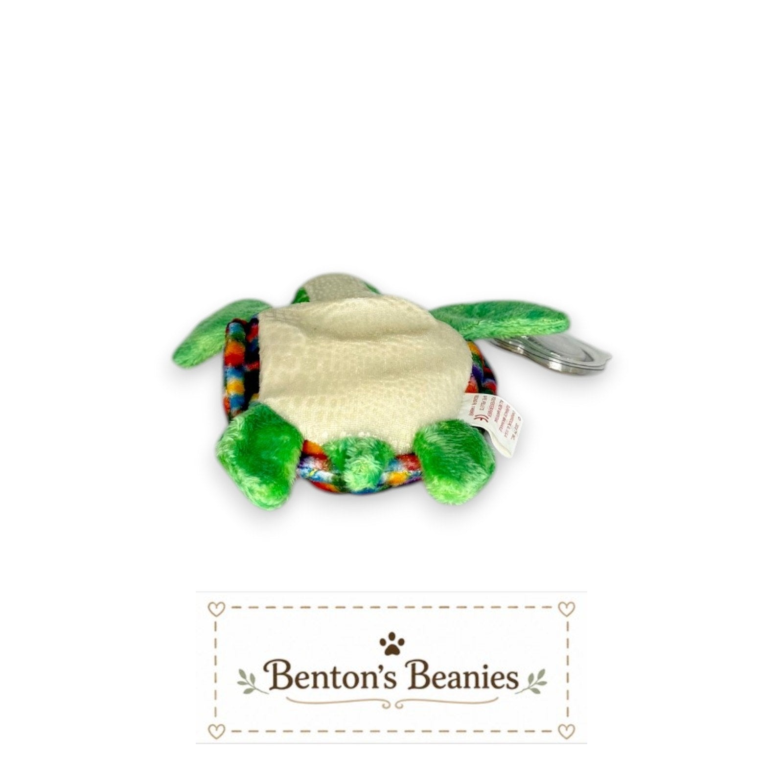 Zoom the Sea Turtle TY Beanie Baby | Mint Heart & Tush Tag