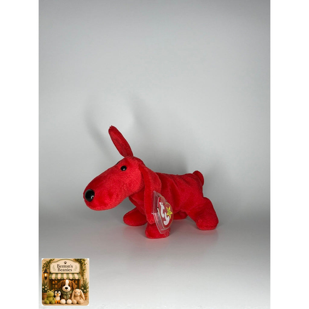Rover the Dog TY Beanie Baby | Mint Heart & Tush Tag