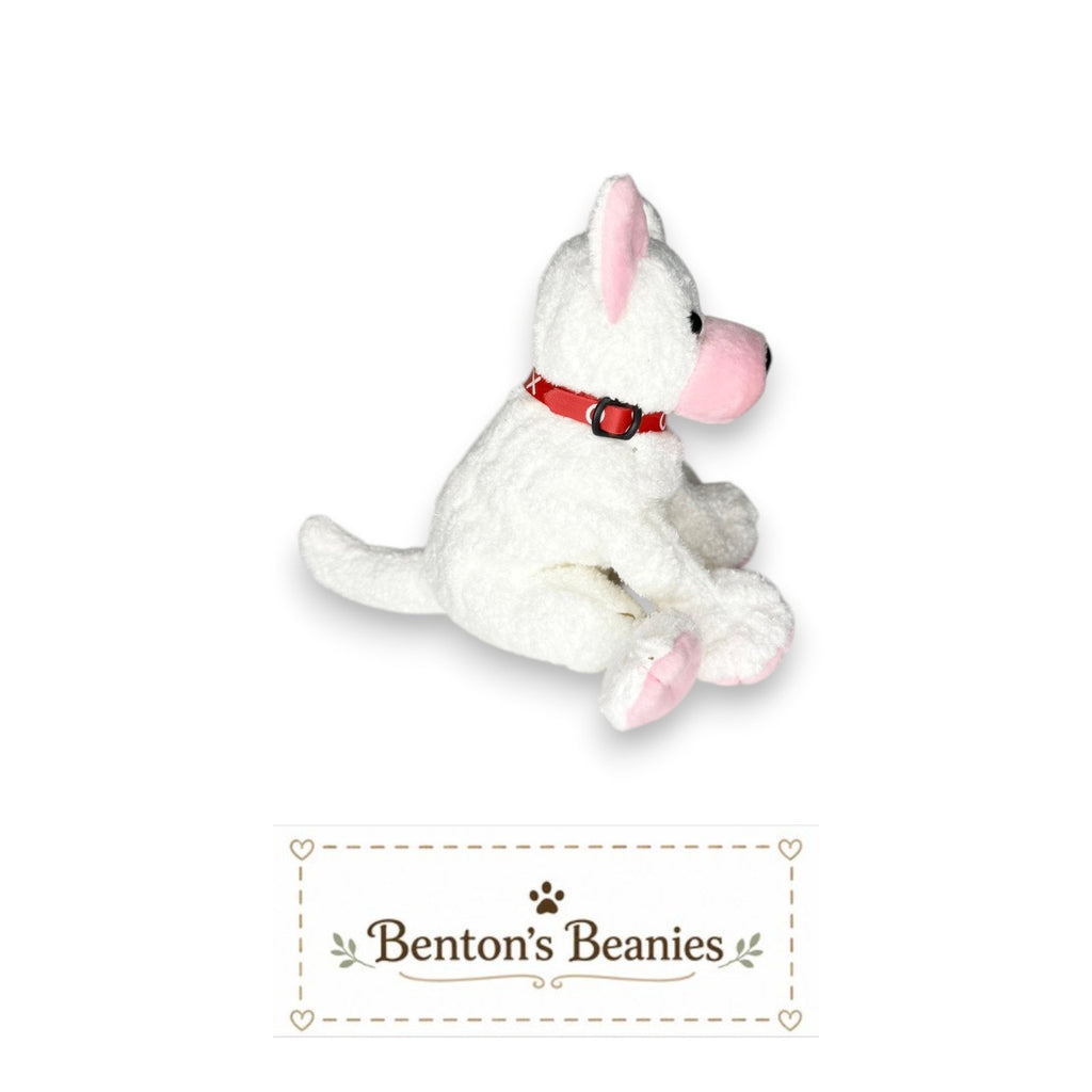 Cupid the Dog TY Beanie Baby | Mint Heart & Tush Tag