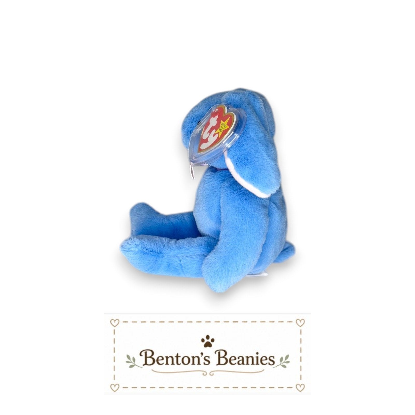 Marsh the Bunny TY Beanie Baby | Mint Heart & Tush Tag