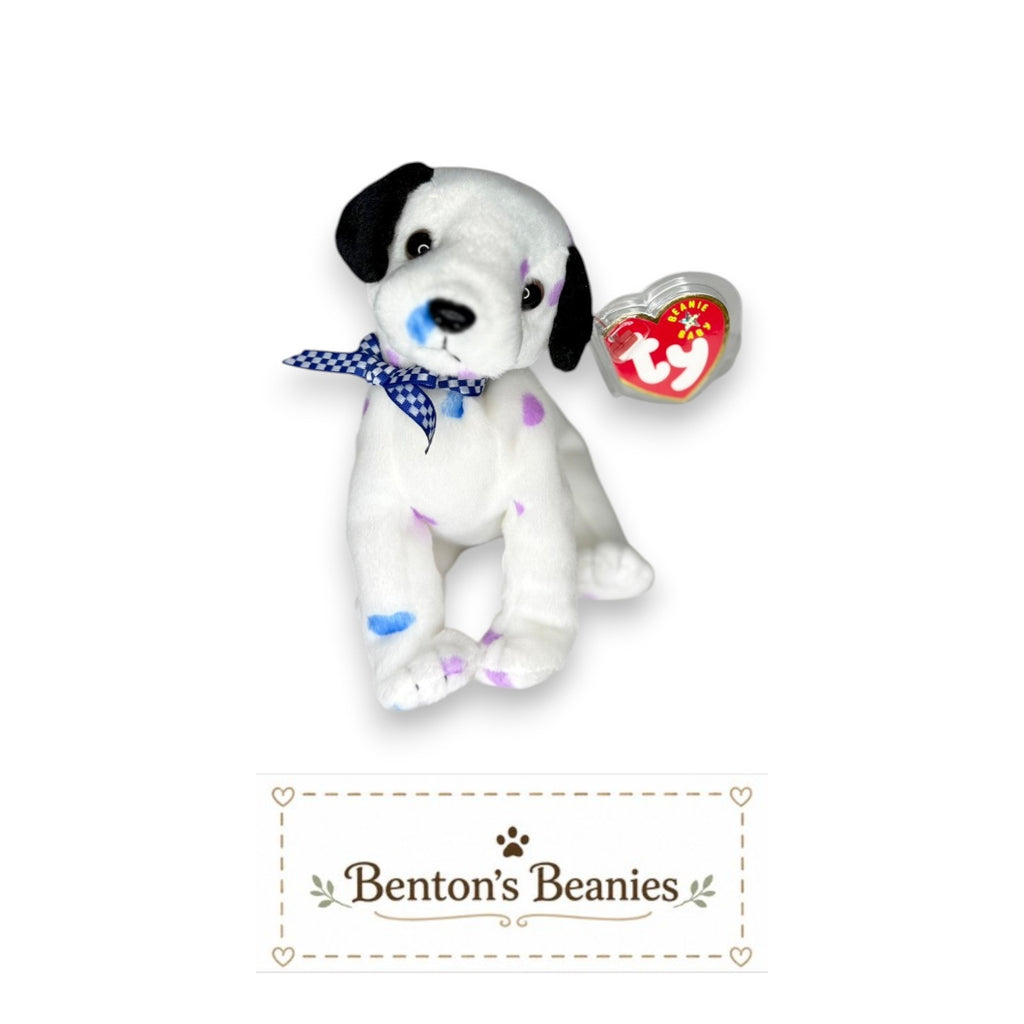 Dizzy the Dog (Pastel Spots) TY Beanie Buddies | Mint Tags