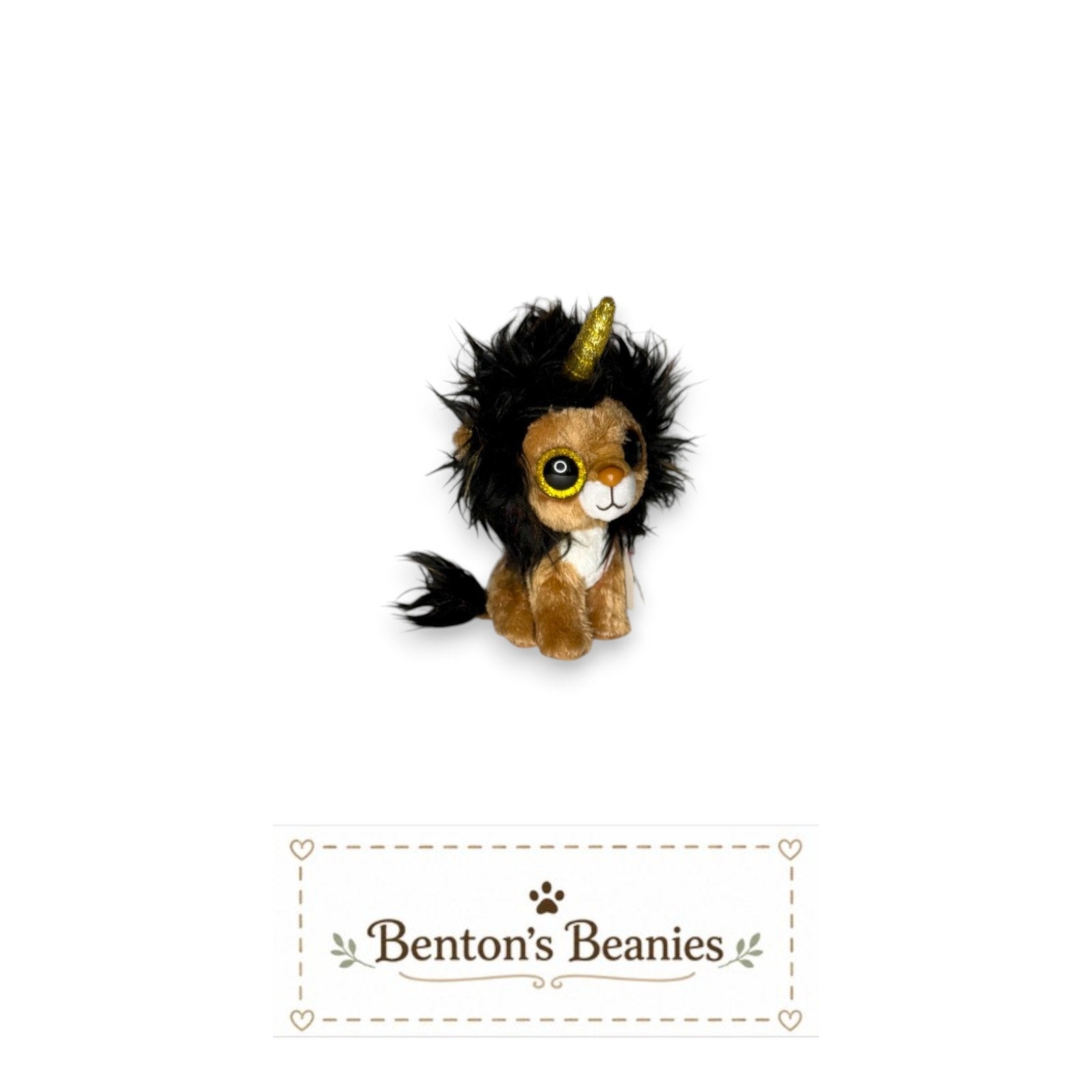 Ramsey the Uni-Lion TY Beanie Boo | Mint Heart Tags