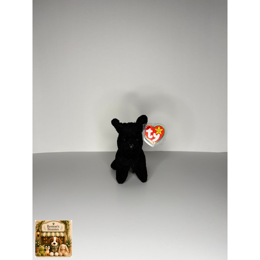 Scottie the Terrier TY Beanie Baby | Mint Heart & Tush Tag