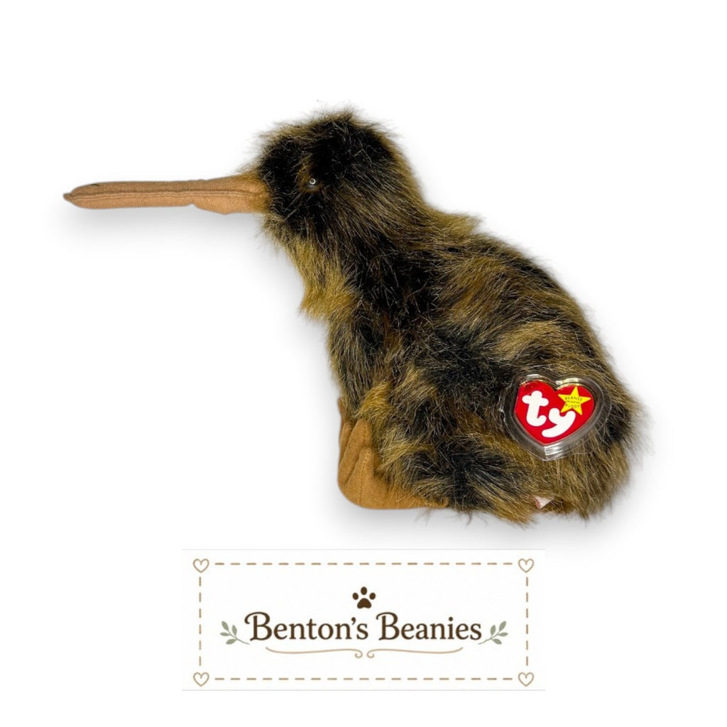 Beak the Kiwi Bird TY Beanie Buddy | Mint Tags