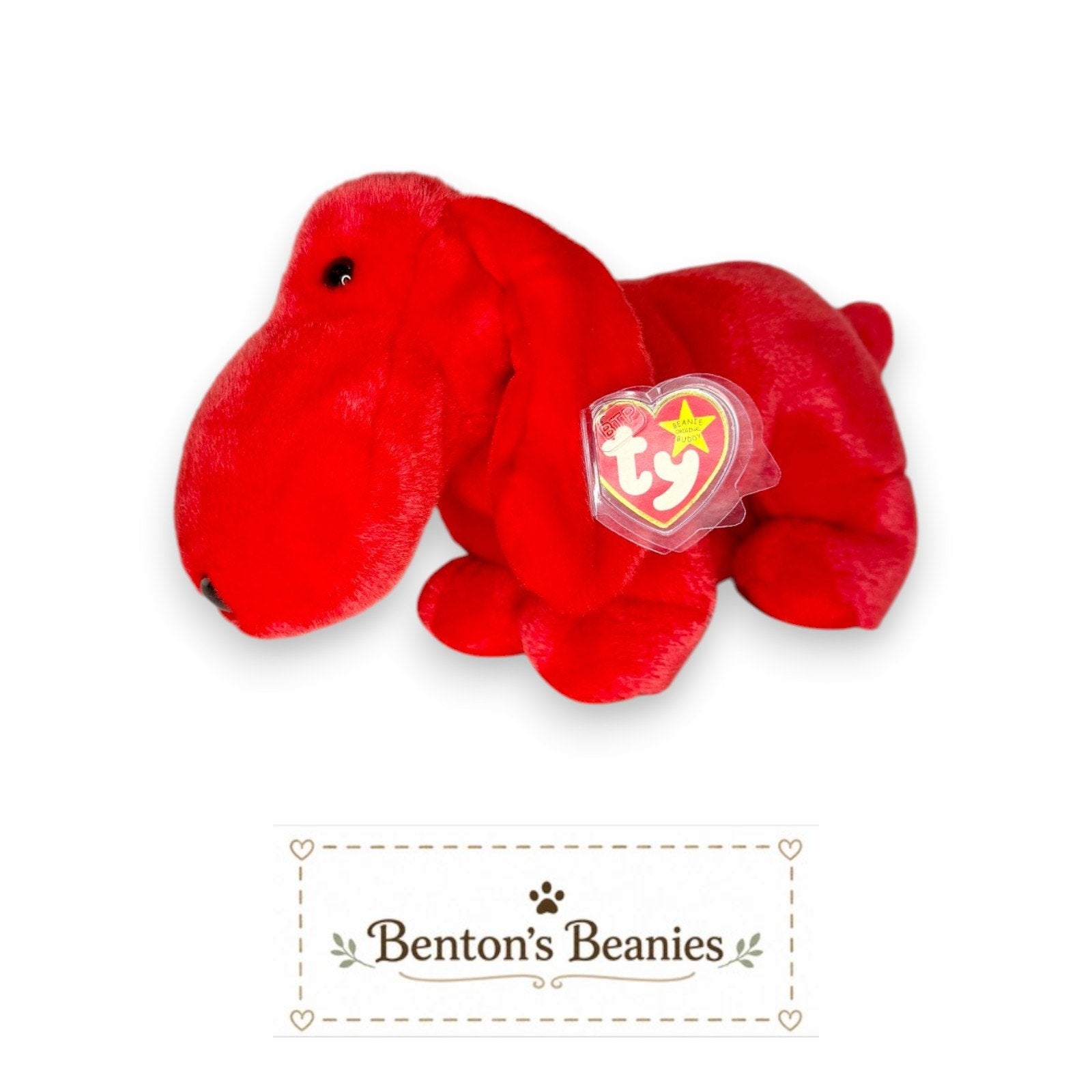 Rover the Red Dog TY Beanie Buddies | Mint Tags