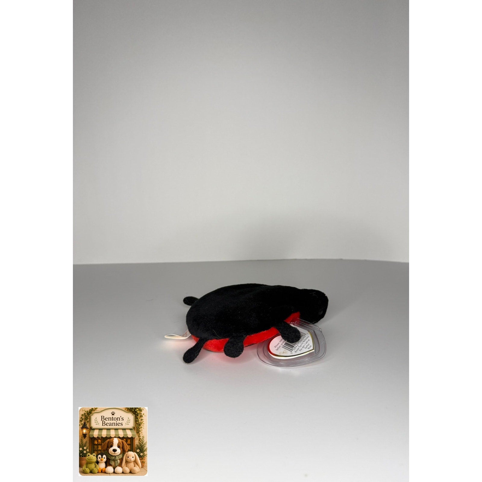 Lucky the Ladybug TY Beanie Baby | Mint Heart & Tush Tag