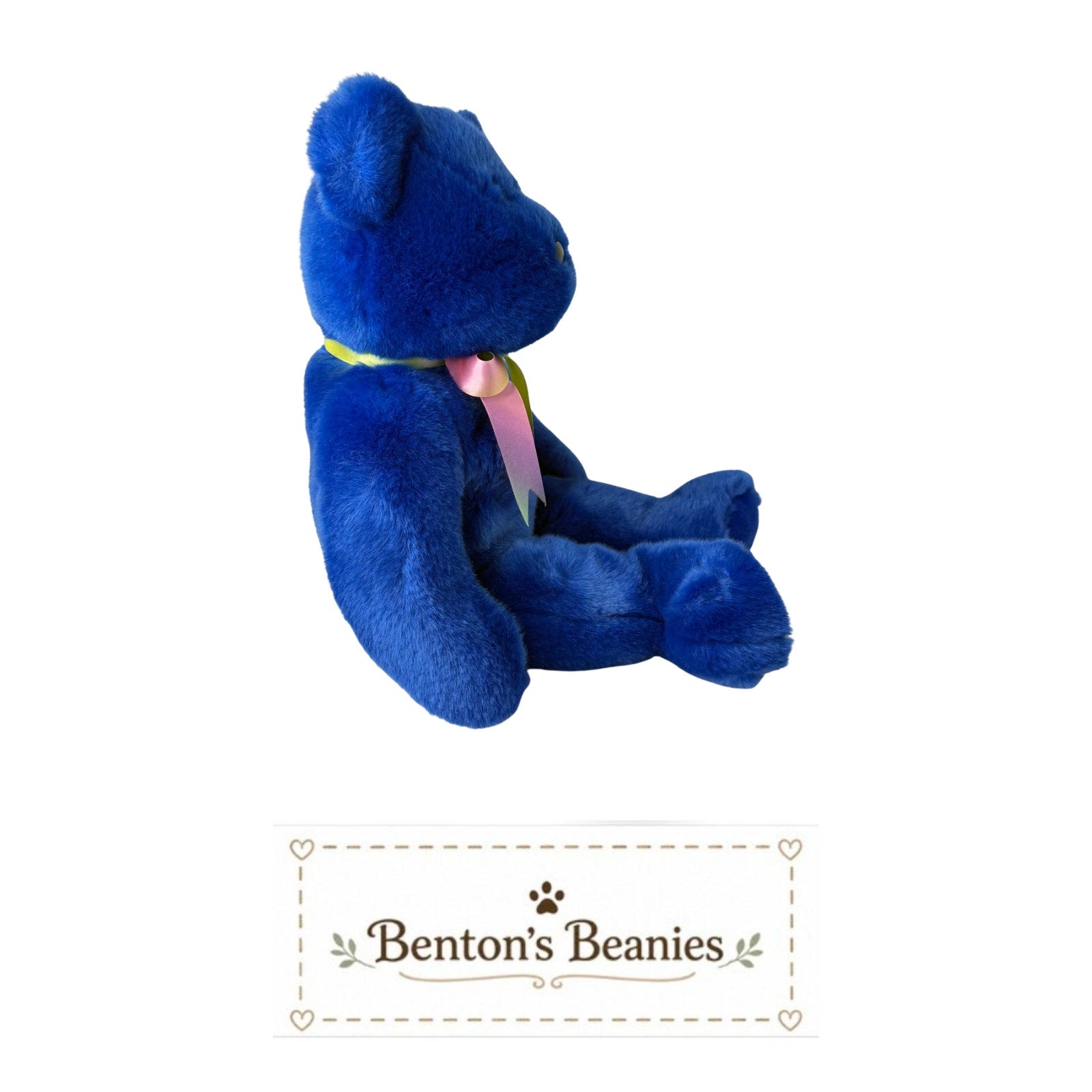 Clubby Bear TY Beanie Buddies | Mint Heart & Tush Tags