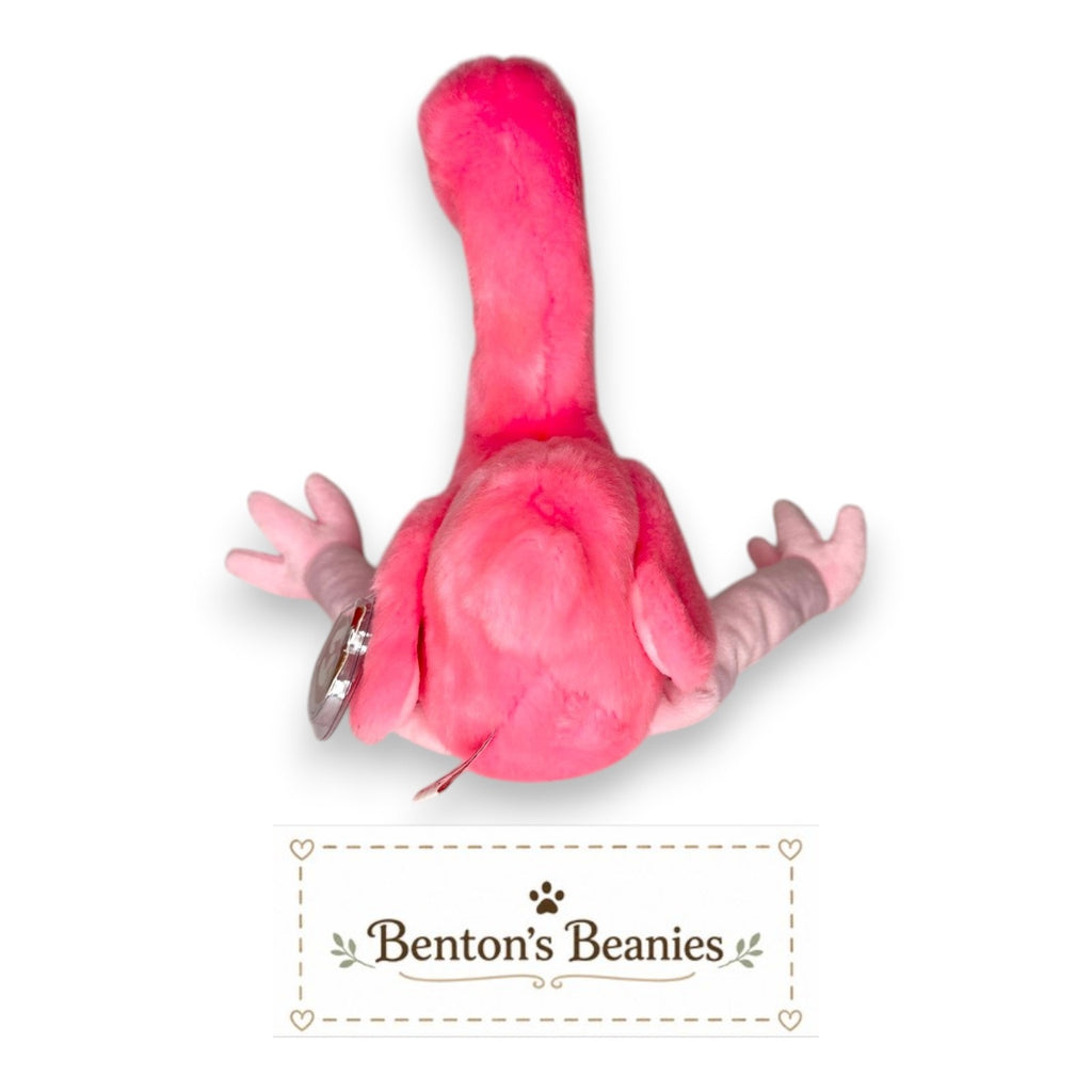 Pinky the Flamingo TY Beanie Buddies | Mint Tags
