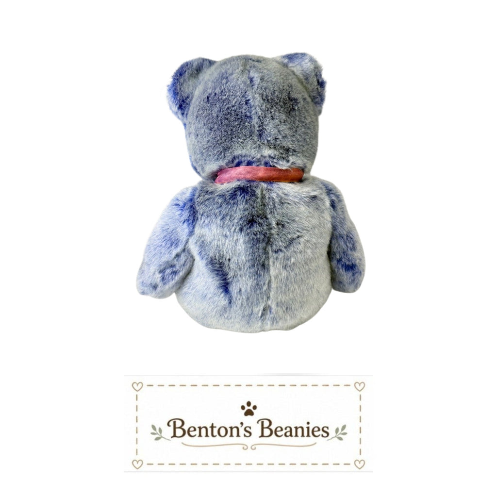 Periwinkle Bear TY Beanie Buddies | Mint Heart & Tush Tags