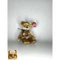 Clubby III the Bear TY Beanie Baby | Mint Heart/Tush Tag